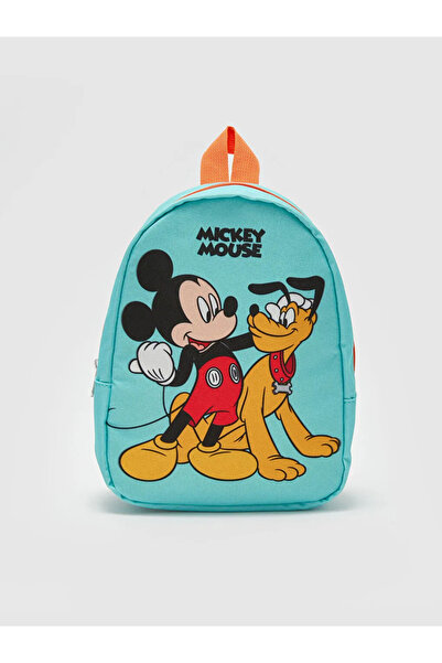 LC Waikiki Lisanslı Mickey Mouse Baskılı Erkek Bebek Sırt Çantası Kreş Çanta