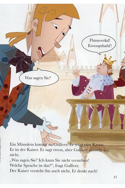 Lingua Yayınevi Gullivers Reisen Pinochio - German Story Book 1stAnd 2Level - 34 Er Page