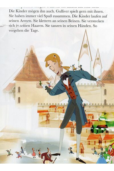 Lingua Yayınevi Gullivers Reisen Aladin - German Story Book 1stAnd 2Level - 34 Er Page