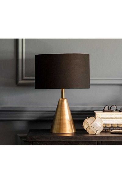 demet habek mylights Mylights Black Lampshade Table Lamp - Night, for Bedside