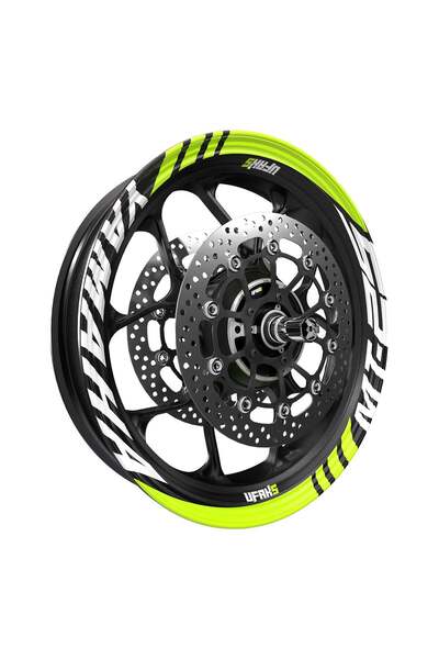 Ufaks Yamaha MT-25 Uyumlu Jant Şeridi – Florasan Sarı