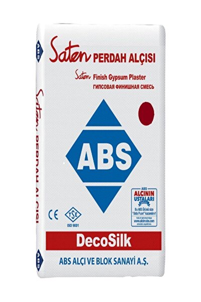 ABS Saten Alçı Perdah Alçısı Tadilat Tamir Alçısı 3 Kg