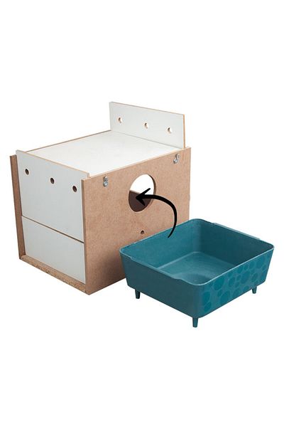 netx Budgie Nest Large Double Door Sliding Nest 19x19x22cm