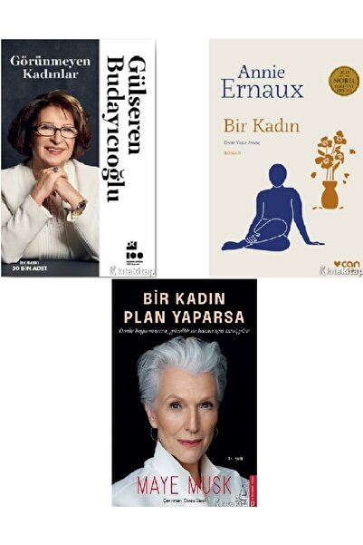 Kronik Kitap Görünmeyen Kadınlar-Bir Kadın-Bir Kadın Plan Yaparsa-Maye Musk-G...