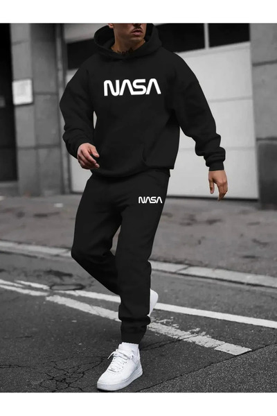 MAGORS  3-НИТКОВИЙ САРДОН З КАПЮШОНОМ САРДОНЛУНАСА З ПРИНТОМЖІНКИЧОРНІ СВІТШОТИКОСТЮМИКОСТЮМИ