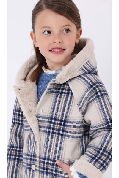 MAYORAL Girl's Plush Lined Cashmere Coat