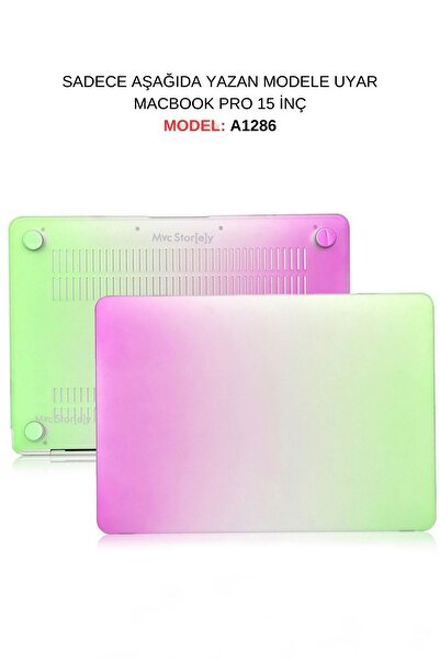 Mcstorey Macbook Pro Kılıf 15 Inç Rainbow A1286 (ESKİ ETHERNET GİRİŞLİ MODEL ...