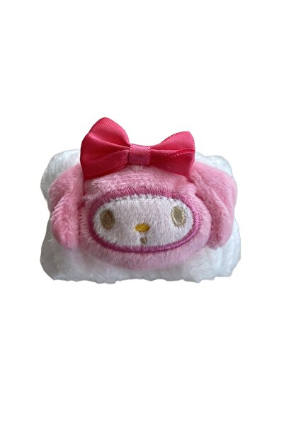 Schulzz My Melody Figürlü Elastik Lastikli Peluş Bileklik Aksesuar