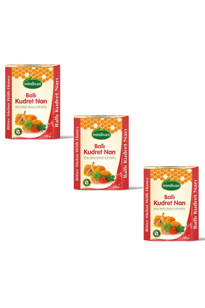 Mindivan Ballı Kudret Narı Macunu 230 G x3 ADET