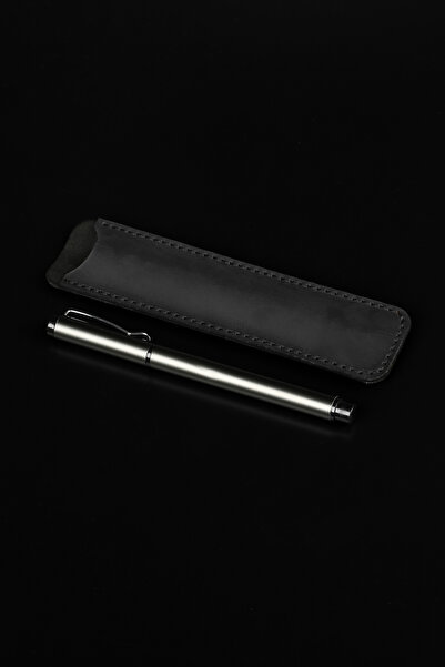 Lost Slope حامل قلم جلدي - جلد حقيقي وصناعة يدوية