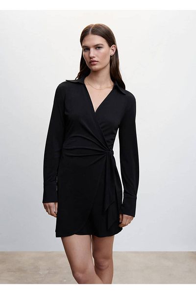 MANGO Woman Short Double-breasted Dress