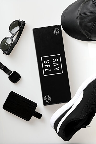 SAYSEZ Бамбукові чоловічі шкарпетки, прямі, без швів, преміум-якість, в коробці по 6 пар (2 чорні - 2 темно-сині - 2 димчасті)