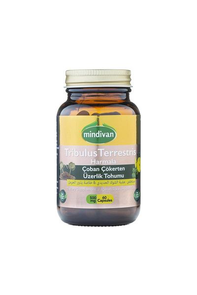 Mindivan Tribulus Terrestris for Men 500 mg 60 Capsules