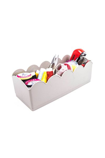 devigo Κοσμήματα πόρπη Organizer Κάλτσες Organizer Συρτάρι Organizer 12 τεμαχίων Κρέμα