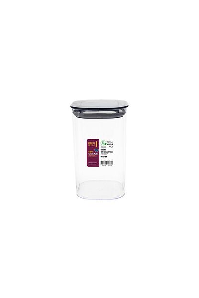 devigo 12-Piece 1.1 Lt Vacuum Square Food Storage Container Set with Leak-Proof Lid