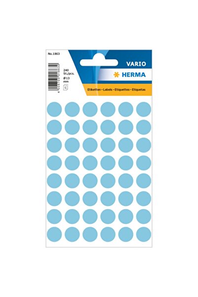 Herma Vario Round Etıket 12mm Blue