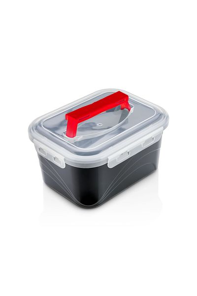 ALİNA HOME Multi-Purpose Organizer with Lid Tool Box with Lock and Handle Storage Container
