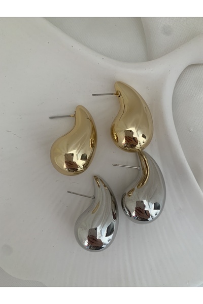 Chiaro Accessory Damla Gold Küpe