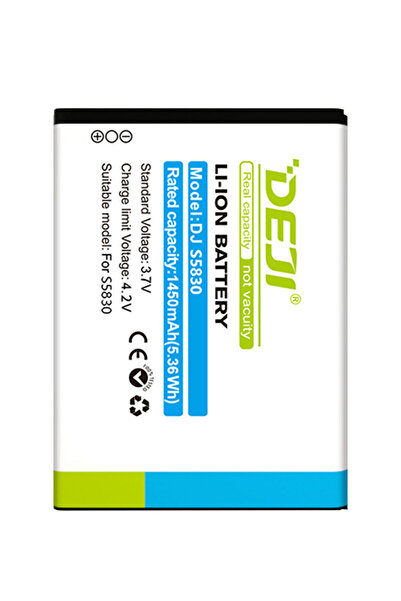 Deji Samsung Galaxy Ace S5830 / Gio S5660 Uyumlu Mucize Batarya Eb494358vu