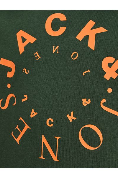 Jack & Jones Hooded Logo Printed Sweatshirt - Warrior