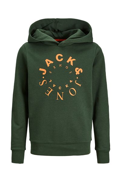 Jack & Jones Hooded Logo Printed Sweatshirt - Warrior