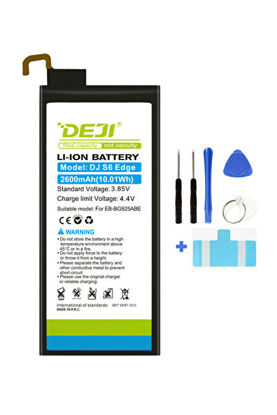 Deji Samsung Galaxy S6 Edge Uyumlu Mucize Batarya Eb-bg925abe