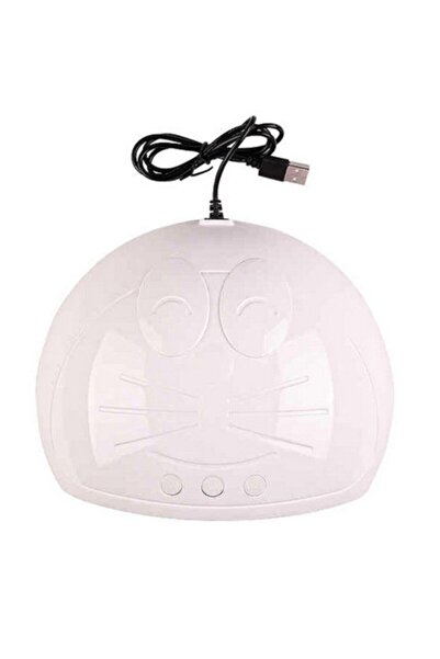 STLIFE Kedi Desenli Oje Kurutucu Uv Led Tırnak Kurutucu Protez Tırnak 15 Ledl...