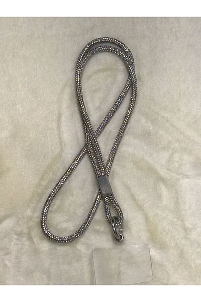 MesAccessoryy Gray Stone Phone Strap Neck Rope