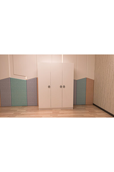 Ninnimo 4 Parçalı Beyaz Mdf Yaşam Genç Odası Takımı (karyola 90x190, Gardırop, Kitaplık Ve Çalışma Masası)