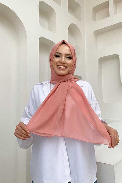 Bym Fashion 2019 Chiffon Shawl Light Powder