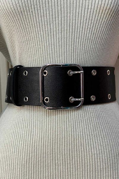 Bym Fashion Ζώνη 9050 Μαύρη