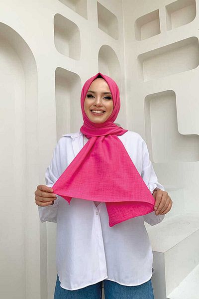 Bym Fashion 2052 Φούξια σάλι