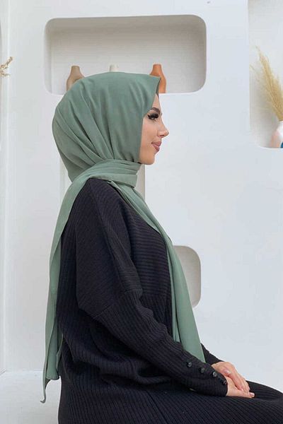 Bym Fashion 2050 Medina Silk Shawl Mint