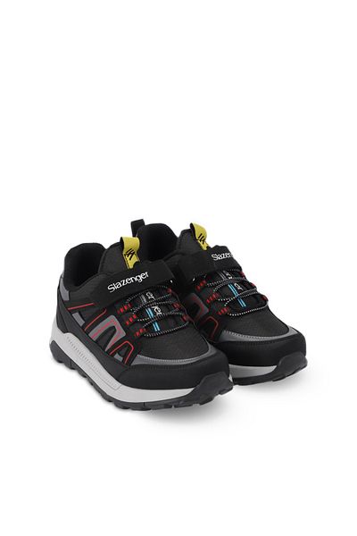 Slazenger KROSS Sneaker Pantofi Fete Negru / Roșu