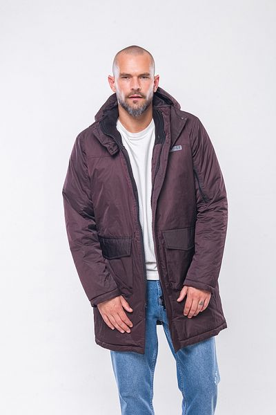 Kevin K235 Men's Brown Hooded Parka