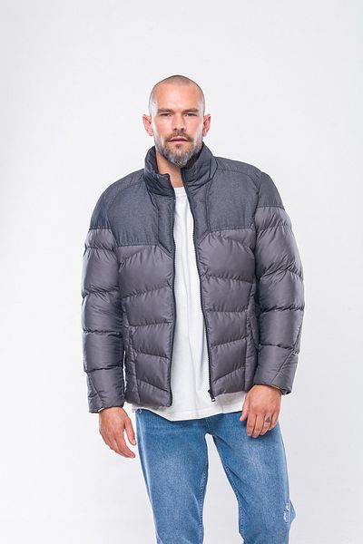 Kevin K231 Men's Gray Puffer Jacket