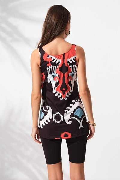 Pierre Cardin Strappy Hijab Tankini Patterned 231931
