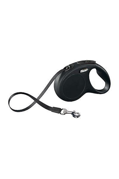 Flexi New Classic XS Stripe Black Dog Collar 3 m