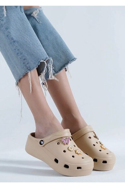 DRY WOOD Extra Comfortable High Heeled Hospital Cook Nurse Doctor Slippers