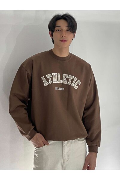 Adrift Σειρά Coko DAZY Βαμβακερό Πουλόβερ με Γραφικό Σχέδιο Γραμμάτων και Ριχ...