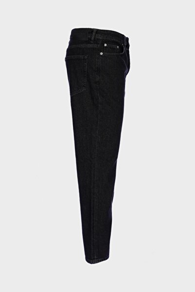 CROSS JEANS Finn Black Regular Tapered Buttoned Jean Trousers E 4407-015