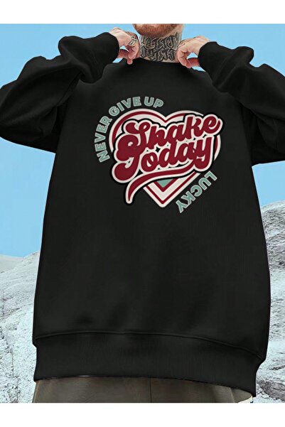 Adrift Σειρά Coko Slogan Γραφικά Drop Shoulder Φούτερ