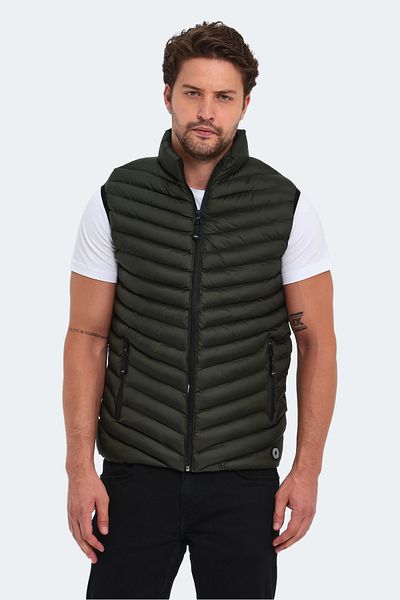 Slazenger Pánská vesta HENA KTN Khaki
