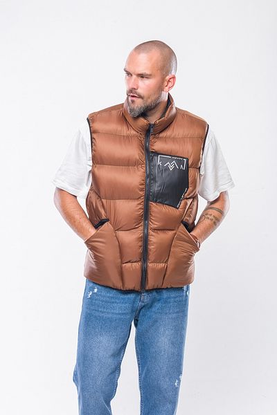 Kevin Men's Puffer Vest K209 Copper