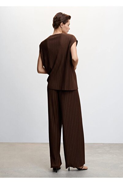 MANGO Woman Πλισέ με λουράκι