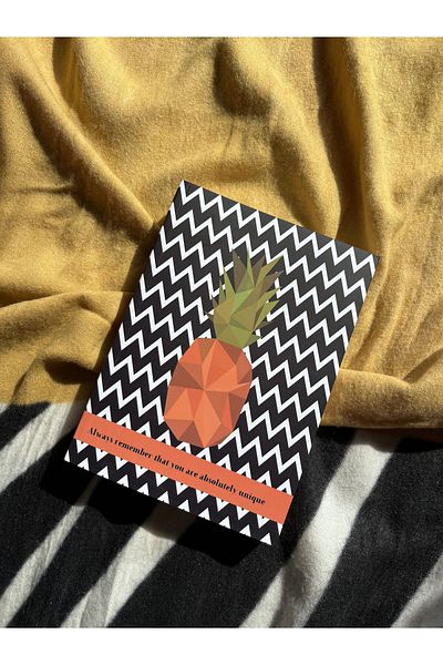 LaTua Design Latua Fruit Series Pineapple Striped A5 Notebook