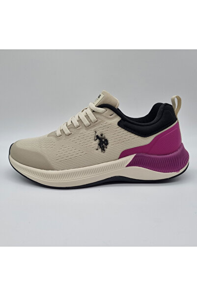 U.S. Polo Assn. حذاء رياضي أصلي خفيف الوزن ومضاد للانزلاق ونعل ناعم ومضاد للتعرق