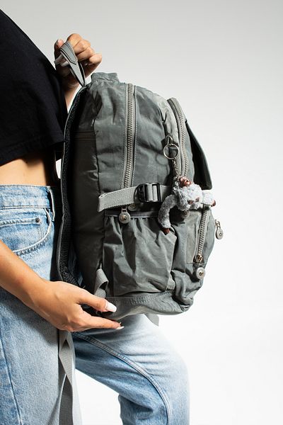 GP GUES POLO SCHOOL BAG MEGA LARGE SIZE MULTI COMPARTMENT BACKPACK (WITH MONKEY)
