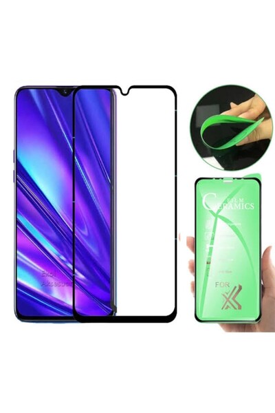 TEKNOPARKTA Xiaomi Redmi 9 9c 9a Ekran Koruyucu Ekstra Seramik Nano Cam Esnek...