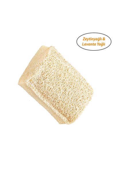 ilaslan international (With Olive Oil & Lavender Oil), Pumpkin Fiber & Sponge Bath Soap, 35% Moisturizing Soap